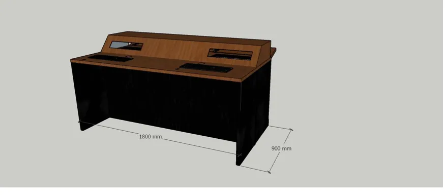 Render del diseño a medida
